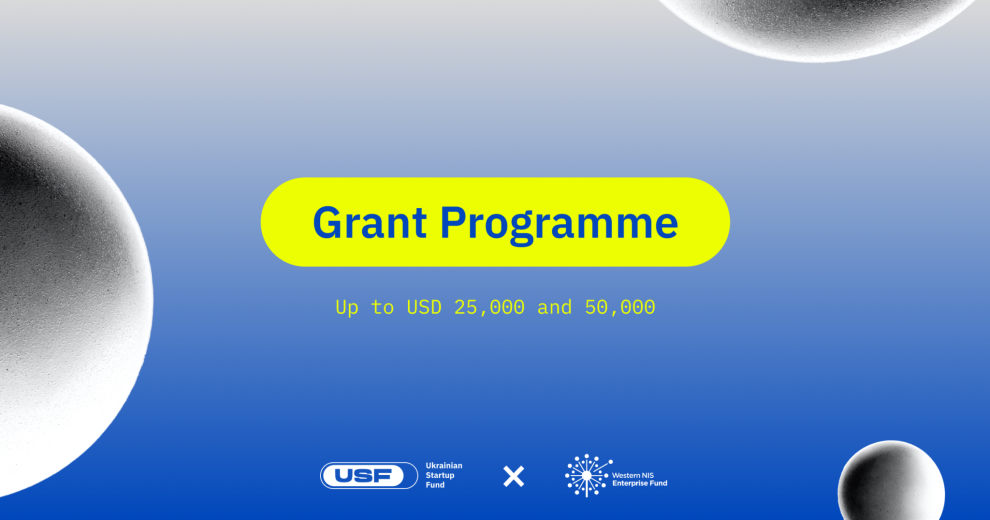 USF та Western NIS Enterprise Fund запускають грантову програму для технологічних стартапів